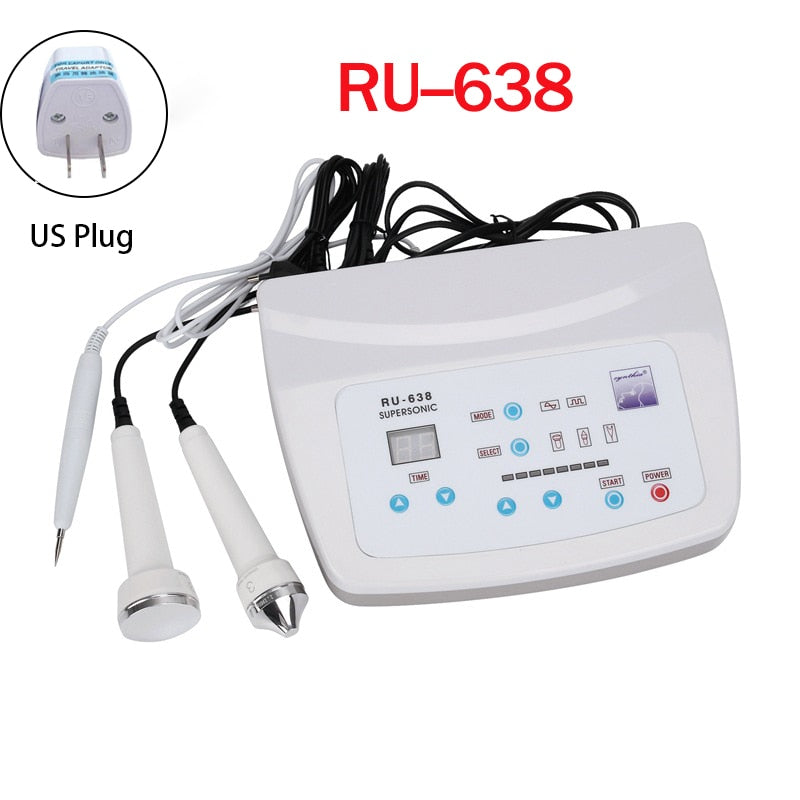 3 In 1 RU-638 Ultrasonic Facial Machine Spot Tattoo Freckle Removal Lifting Skin Anti Aging Beauty Massage Facial Skin Care Spa