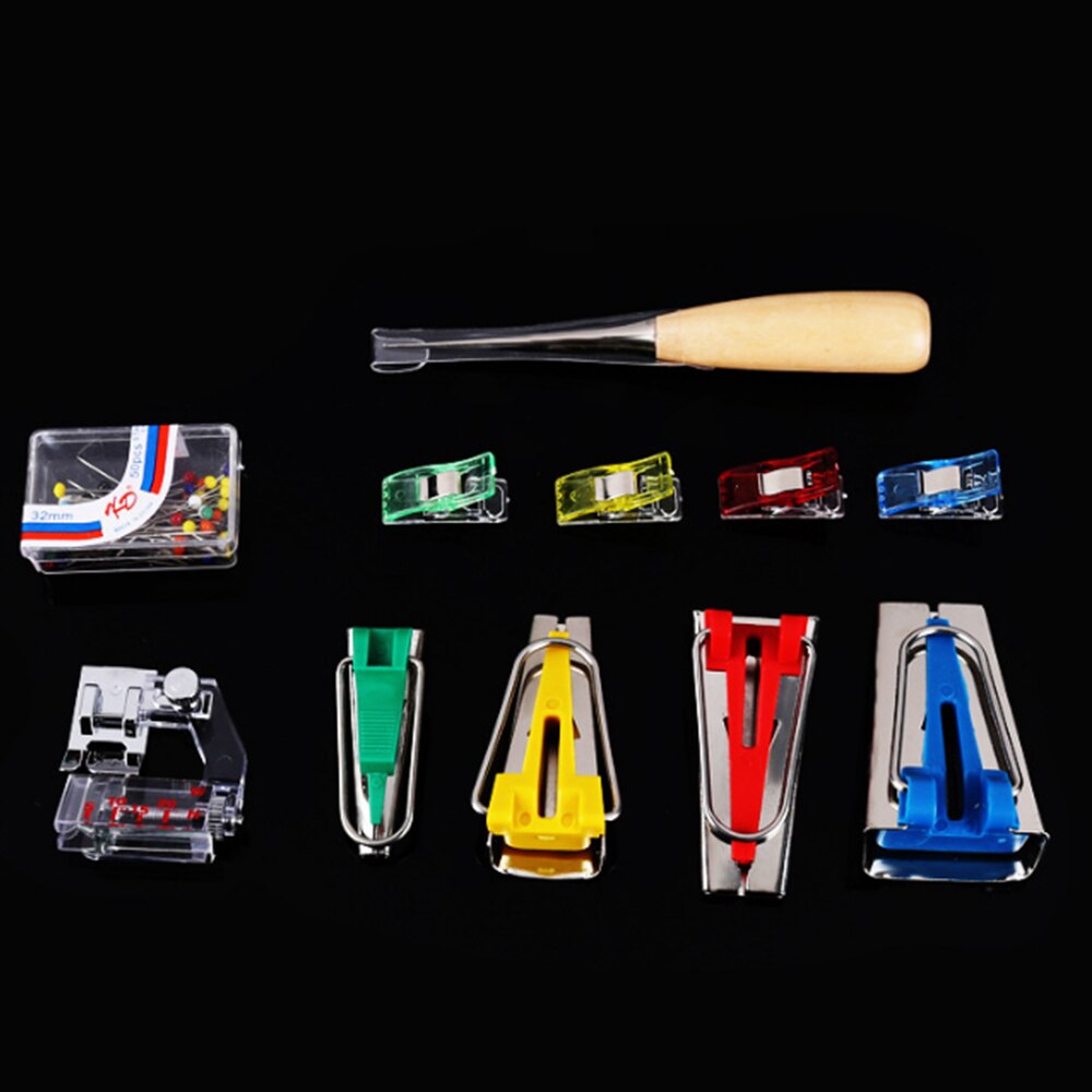 1 Set Machine Tools Binding Sew Multifunction Sewing Bias Tape Maker Set DIY Patchwork Quilting Tool