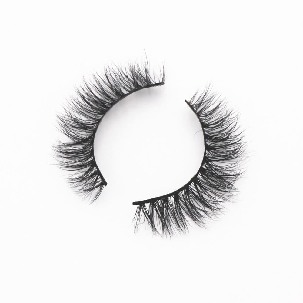 Mink Eyelashes Natural Long 3D Mink Lashes Cruelty Free Handmade Fake Lashes Makeup False Eyelash Short Soft Reusable Lashes A03