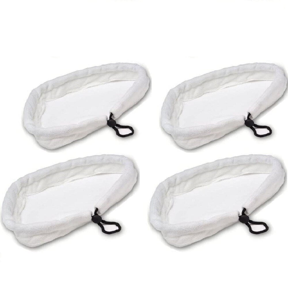 2/4/6PCS Mop Replacement Pads Steam Mop Triangle Pads Household Mop Head Cleaning Washable Cloth Pad Floor Cleaning Supplies