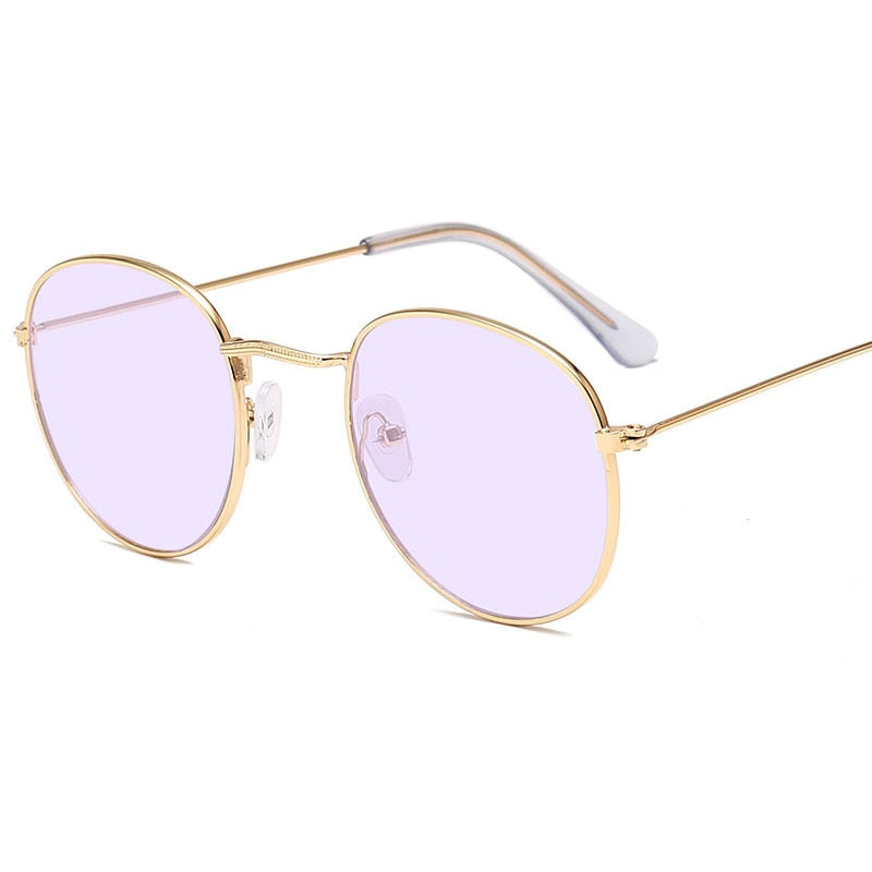 DYTYMJ Small Round Sunglasses Women Brand Designer Retro Glasses Women Mirror Eyeglasses Women/Men Vintage Oculos De Sol Gafas