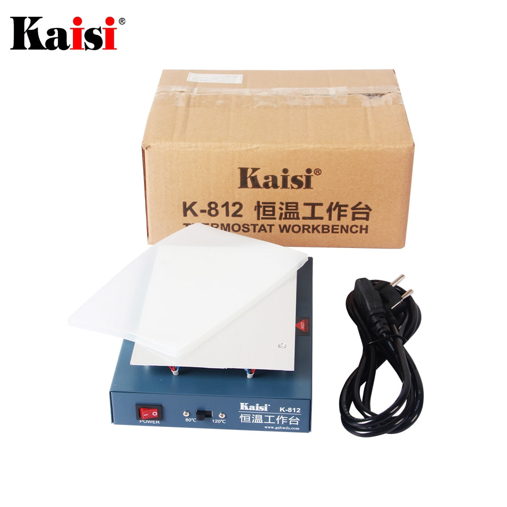 Kaisi LCD Screen Separator Heating Platform 110/220V Glass Removal Smooth Plate Phone Repair Machine Plate Station