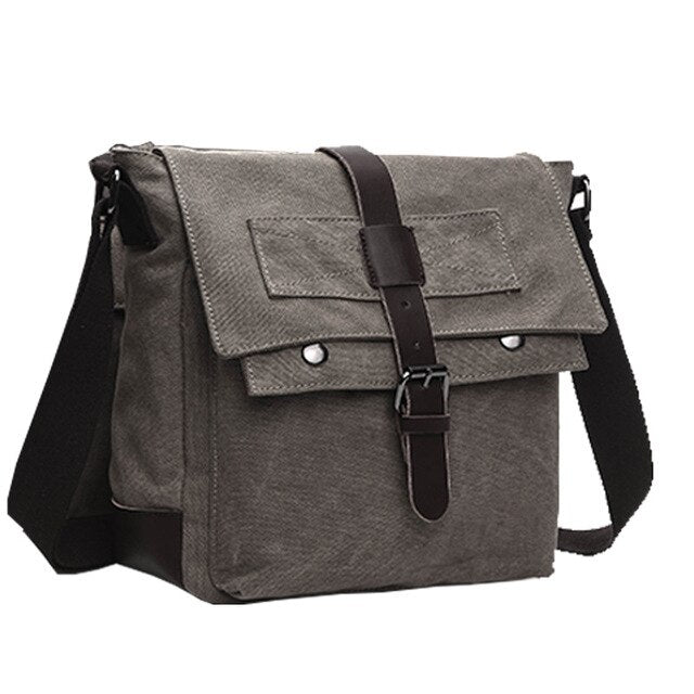 Retro Men Messenger Bags Canvas Handbags Leisure Work Travel Bag Man Business  Crossbody Bags Briefcase for Male Bolsas XA108ZC