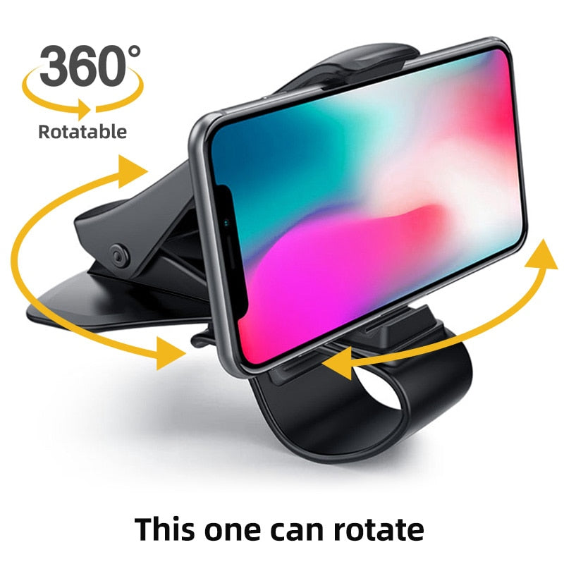 FONKEN Car Phone Holder Clip Universal Phone Support In Car GPS Navigation Dashboard Mobile Phone Stand For Xiaomi Redmi 9 Pro