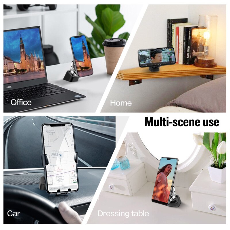 FONKEN Gravity Magnetic Car Phone Holder Base Dashboard Retrofit Mobile Stand Support Strong Adhesion Smartphone Bracket Base