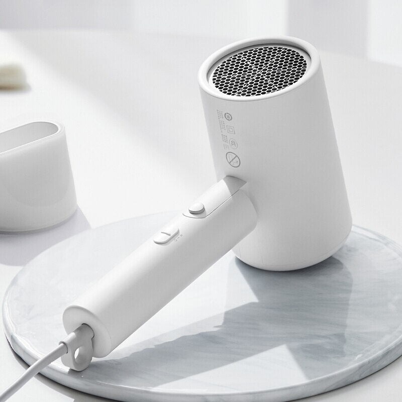 XIAOMI MIJIA Portable Hair Dryer Negative ion Hair blow dryer Salon Class Care Hair Blower with foldable handle Quick Drying