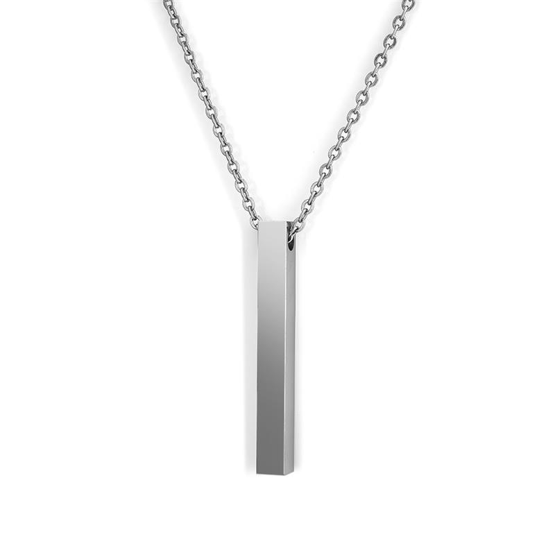 Hot Fashion Geometric Men Pendant Necklace Classic 316L Stainless Steel Chain Necklace For Man Male Punk Jewelry Party Gift