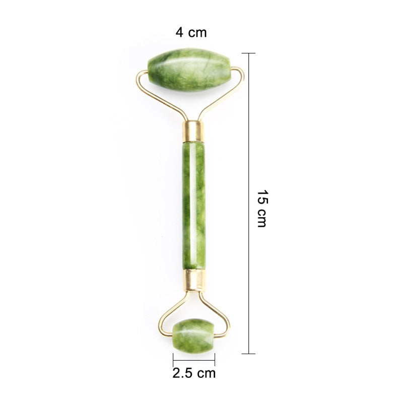 Darsonval Natural Facial Beauty Massage Tool Jade Roller Face Massager Slimming Body Jade Massager