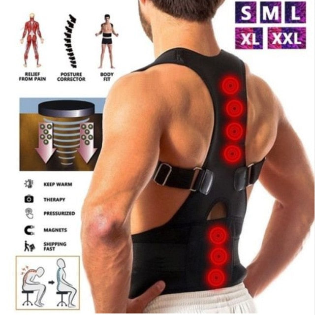 Women Men Logo customised Corrector Back Posture Support Posture Correction Belt Heavy Lift Work Shoulder Straps Brace