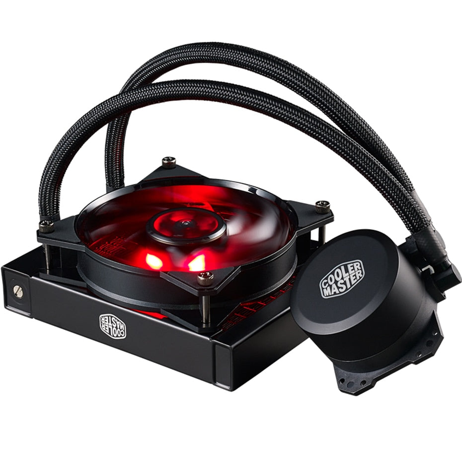 Cooler Master B120i CPU Water Cooler 120mm Red LED Quiet Fan For Intelo LGA 2011-v3 2011 1366 115X 775 CPU Liquid cooling