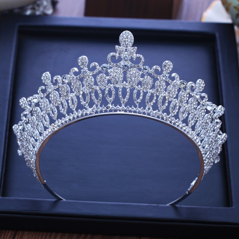 Diverse Silver Gold Color Crystal Crowns Bride tiara Fashion Queen For Wedding Crown Headpiece Wedding Hair Jewelry Accessories