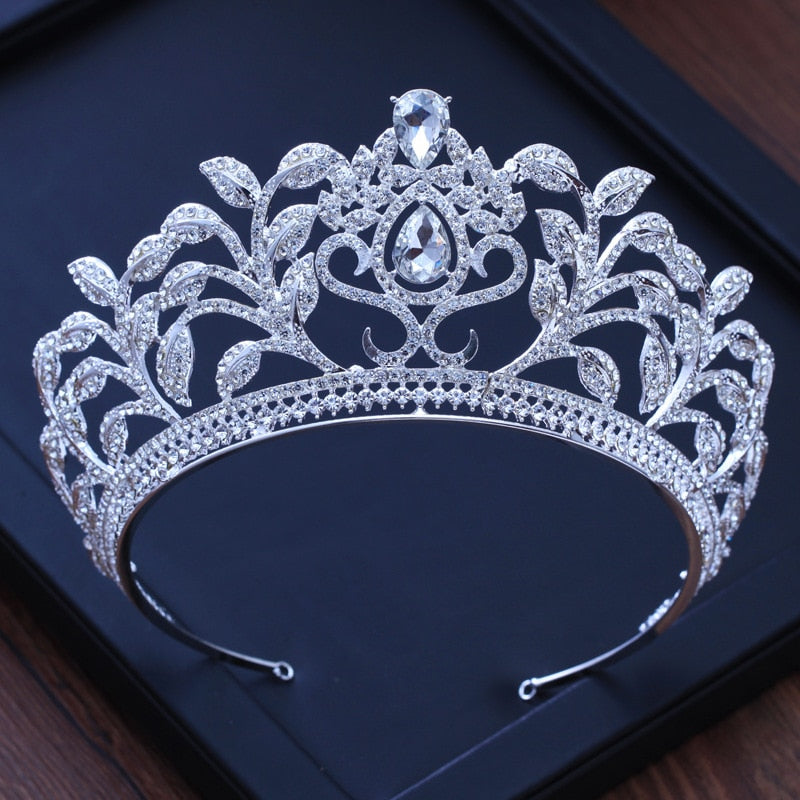 Diverse Silver Gold Color Crystal Crowns Bride tiara Fashion Queen For Wedding Crown Headpiece Wedding Hair Jewelry Accessories