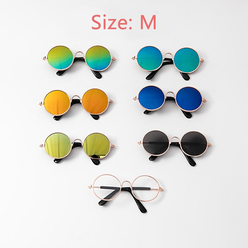 Glasses For a Cat Pet Products Goods For Animals Dog Accessories Cool Funny The Kitten Lenses Sun Photo Props Colored Sunglasses