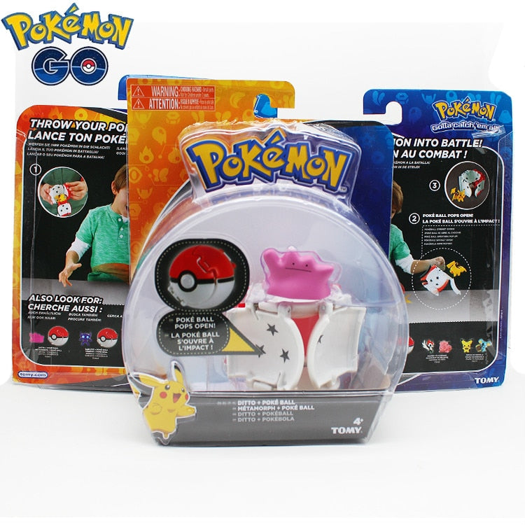 Genuine US Version Pokemon Master Elf Ball Belt Set Telescopic TAKARA TOMY Toys for Children Gift