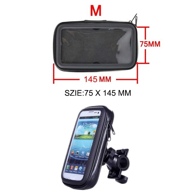 Bicycle Motorcycle Phone Holder Waterproof Case Bike Phone Bag for iPhone Xs 11 Samsung s8 s9 Mobile Stand Support Scooter Cover