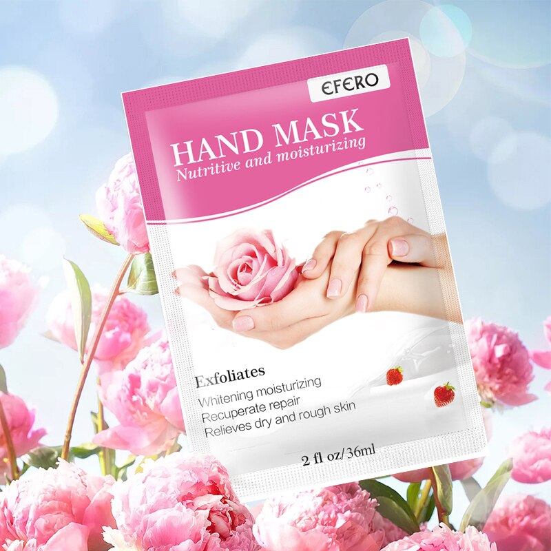 3pair=6pcs Hand Care Exfoliating Hand Mask Moisturizing Whitening Skin Care Exfoliating Hand Mask Anti-Wrinkle Aging Spa Gloves