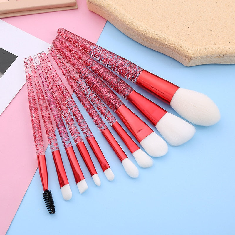 ZZDOG 7/10Pcs High-Quality Cosmetics Tool Kit Soft Makeup Brushes Set Eye Shadow Powder Foundation Eyebrow Blending Beauty Brush