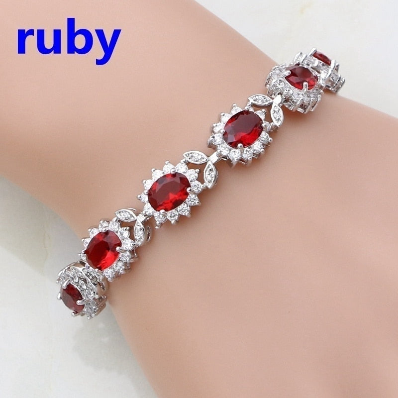 Women Delicate Crystal Zircon Tennis Bracelet for Women Elegant Banquet Party Jewelry