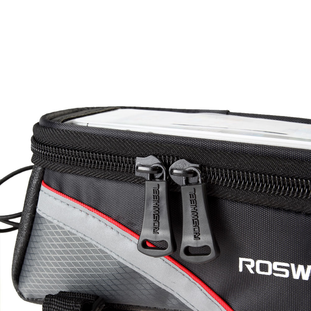 ROSWHEEL BICYCLE BAGS CYCLING BIKE FRAME IPHONE BAGS  HOLDER PANNIER MOBILE PHONE BAG CASE POUCH