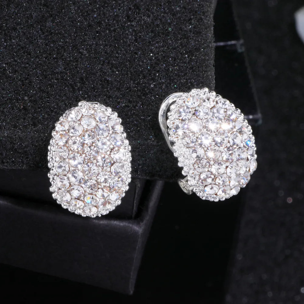 Classic Design Romantic Jewelry 2020 Fashion AAA Cubic Zirconia Stone Stud Earrings For Women Elegant Wedding Jewelry Gift WX023