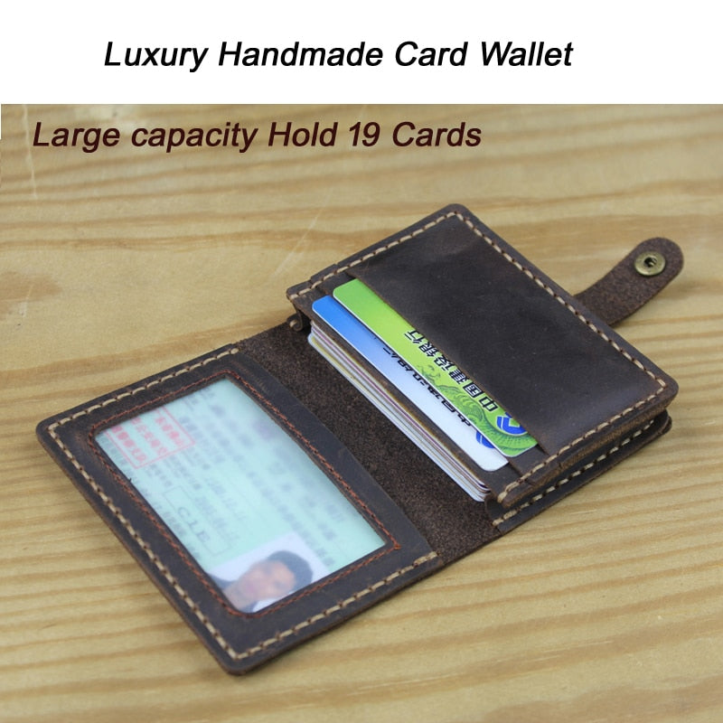 Luxury Fashion Genuine Leather card Wallets men credit card holders women card&ID holder male organizer Business card holder