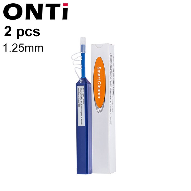 ONTi One-Click Cleaner Optical Fiber Cleaner Pen Cleans 2.5mm SC FC ST and 1.25mm LC MU Connector Over 800 Times