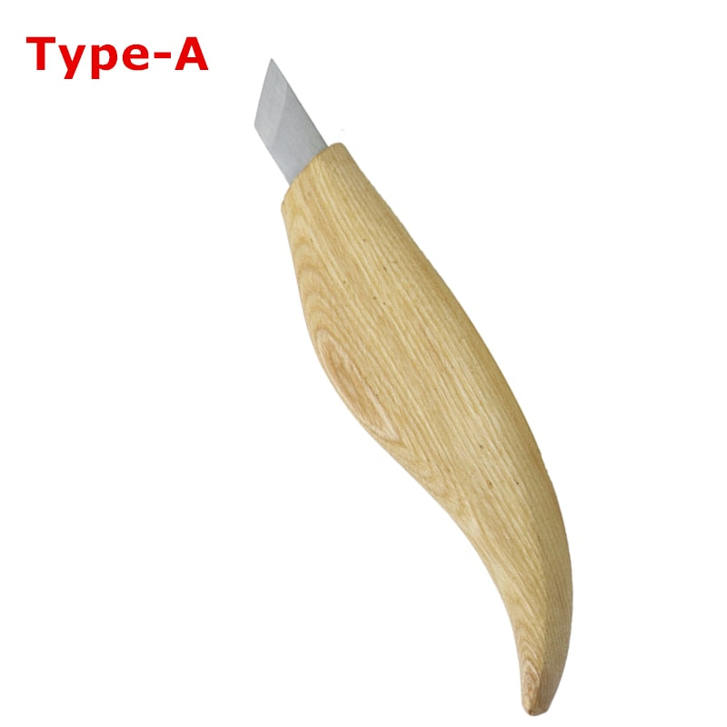 7pcs Wood Carving Knife Set Wood Chisel Sharp-edged Engraving Wood Cutter For DIY Household Woodworking Crafts Carving Tools