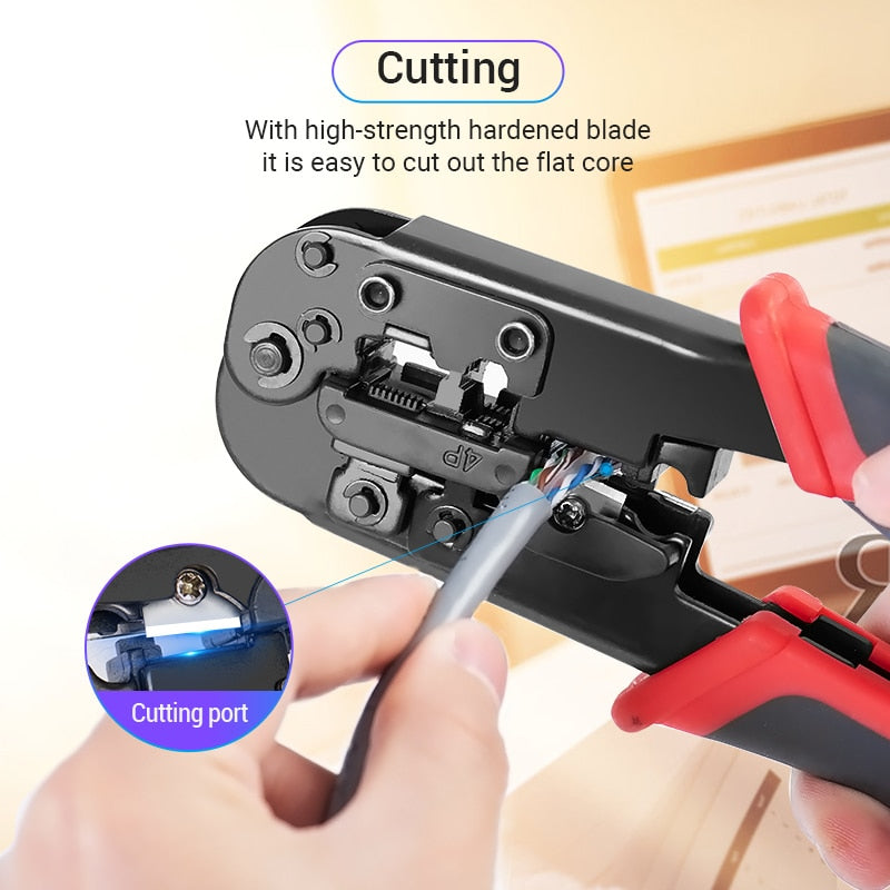 Vention RJ45 Crimping Tool RJ45 Network Cutting Tools 8P RJ45 Crimper Cutter Stripper Plier for Modular RJ12 RJ11 Crimp Crimper