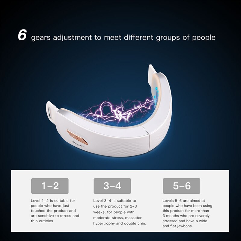 CkeyiN Double Chin Remover V Line Face Lifting LED Photon Therapy V-shaped Belt Machine Face Slimming Massager Skin Care Device