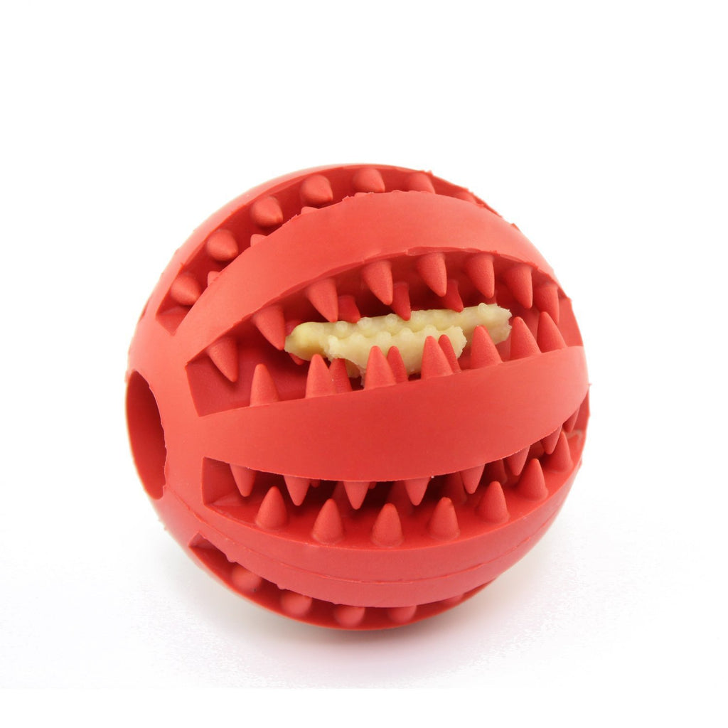 Pet Dog Toys Interactive Extra-tough Teeth Rubber Balls Dog Stuff Puppy Chew Toys For Dog Tooth Clean Ball Funny Pet Products