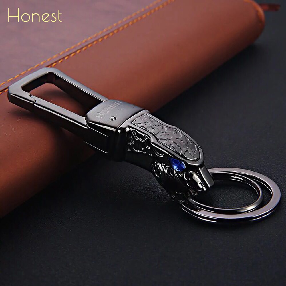 Honest Luxury Key Chain Men Women Car Keychain For Key Ring Holder Jewelry Genuine Leather Rope  Bag Pendant Fathers Day Gift