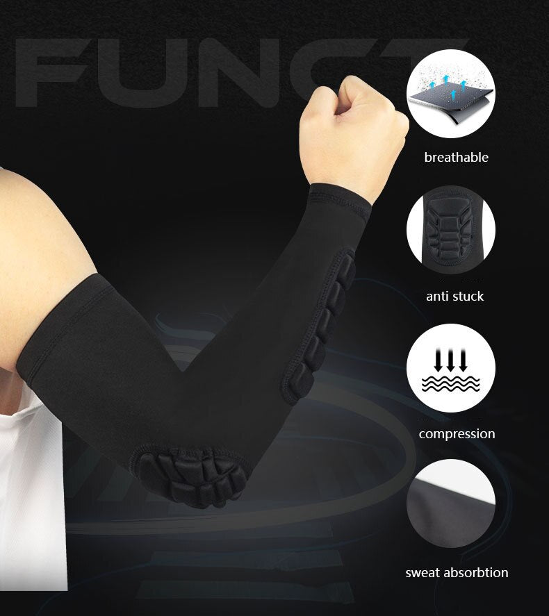 Arm Sleeve Armband Elbow Support Basketball Arm Sleeve Breathable Football Safety Sport Elbow Pad Brace Protector