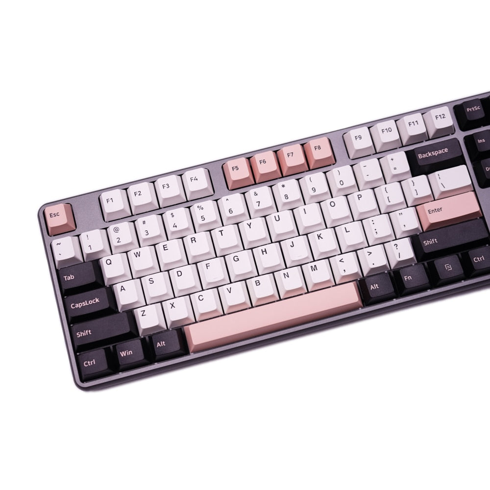 GMKY 176 KEYS Cherry Profile Olivia Keycap DOUBLE SHOT Thick PBT Keycaps FOR MX Switch Mechanical Keyboard