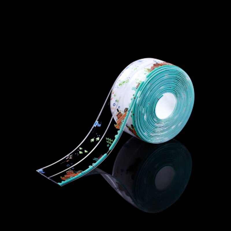 3.2M Kitchen Sink Waterproof Sticker Anti-mold Sealing Strip Tape Wall Bathroom Countertop Toilet Gap Self-adhesive Seam Sticker