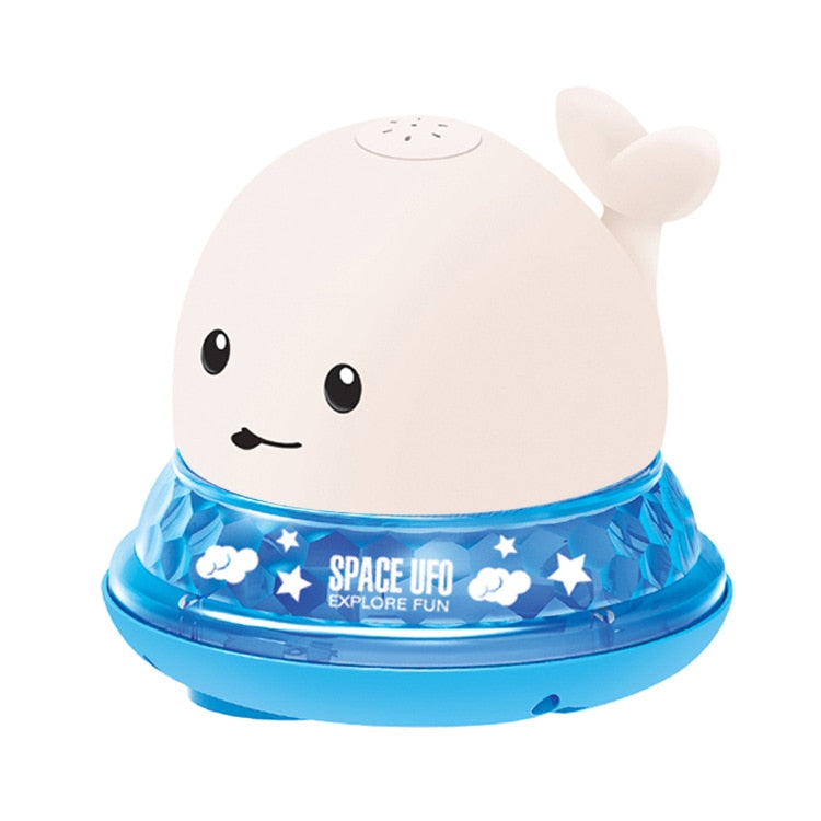 Baby Bath Toys Spray Water Shower Bathing Toys for Kids Electric Dophin Whale Bath Ball with Light Music LED Light Toys Gift