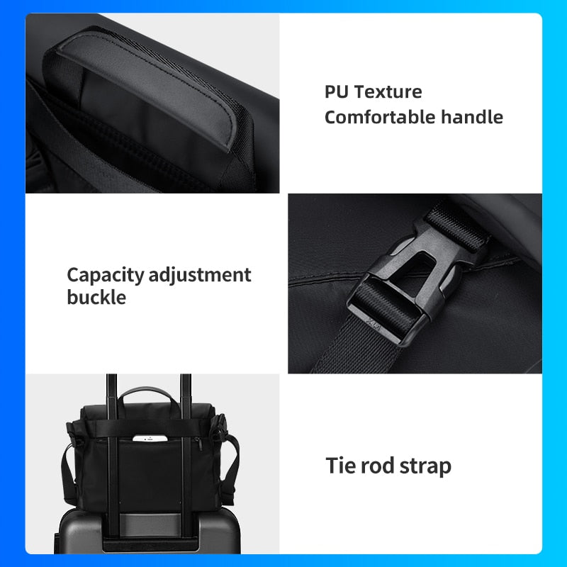 Fenruien Brand Men Messenger Bag Waterproof Shoulder Bags High Quality Men Business Travel Casual Crossbody Bags Sling Bag New