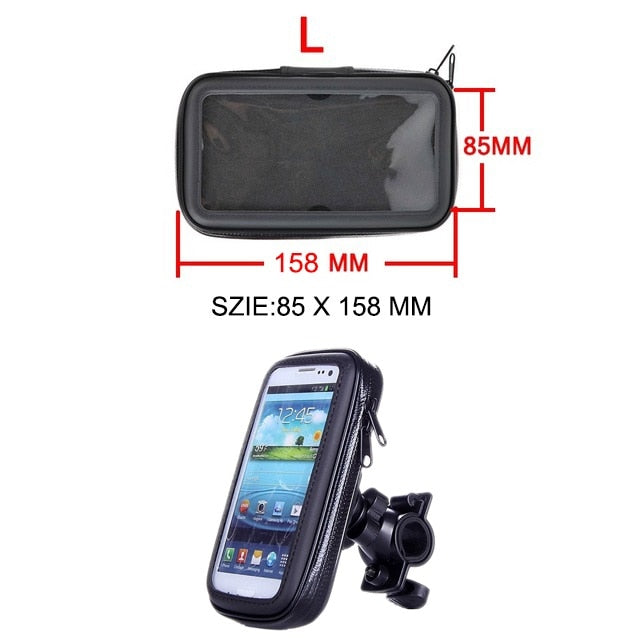 Bicycle Motorcycle Phone Holder Waterproof Case Bike Phone Bag for iPhone Xs 11 Samsung s8 s9 Mobile Stand Support Scooter Cover