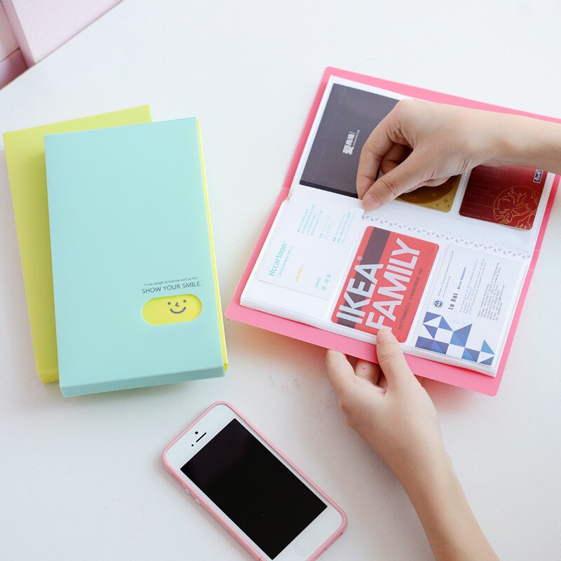 Home Picture Case Storage Portable 120 Pockets Name Card Book Photo Album Card Photocard Name Card ID Holder