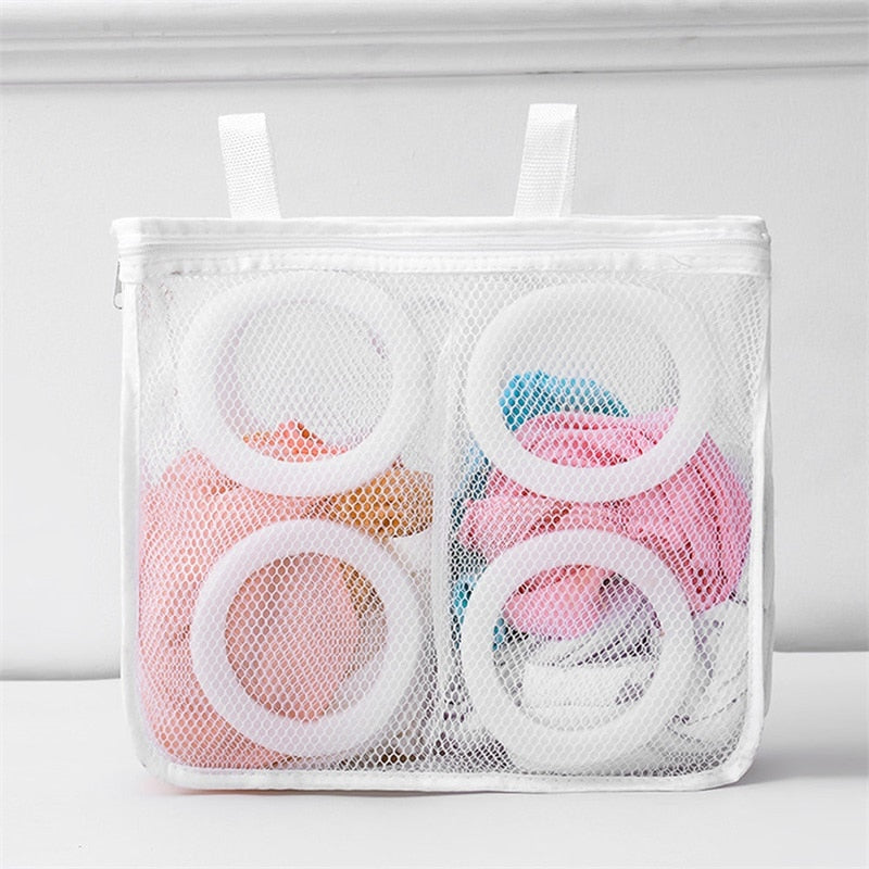 1Pcs Shoes Washing Hanging Bag Dry Sneaker Mesh Laundry Bags Home Using Clothes Washing Protect Net Wash Bag