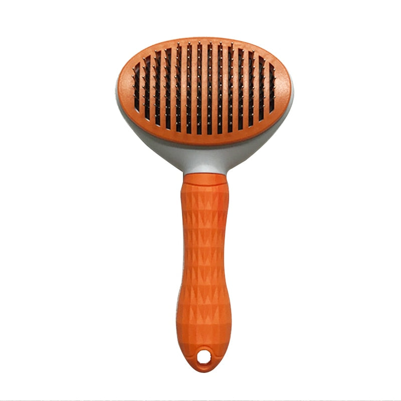 UNTIOR Pet Comb Brush Removal Comb Grooming Cats Comb Pet Products Cat Flea Comb for Dogs Grooming Toll Automatic Cleaning Brush