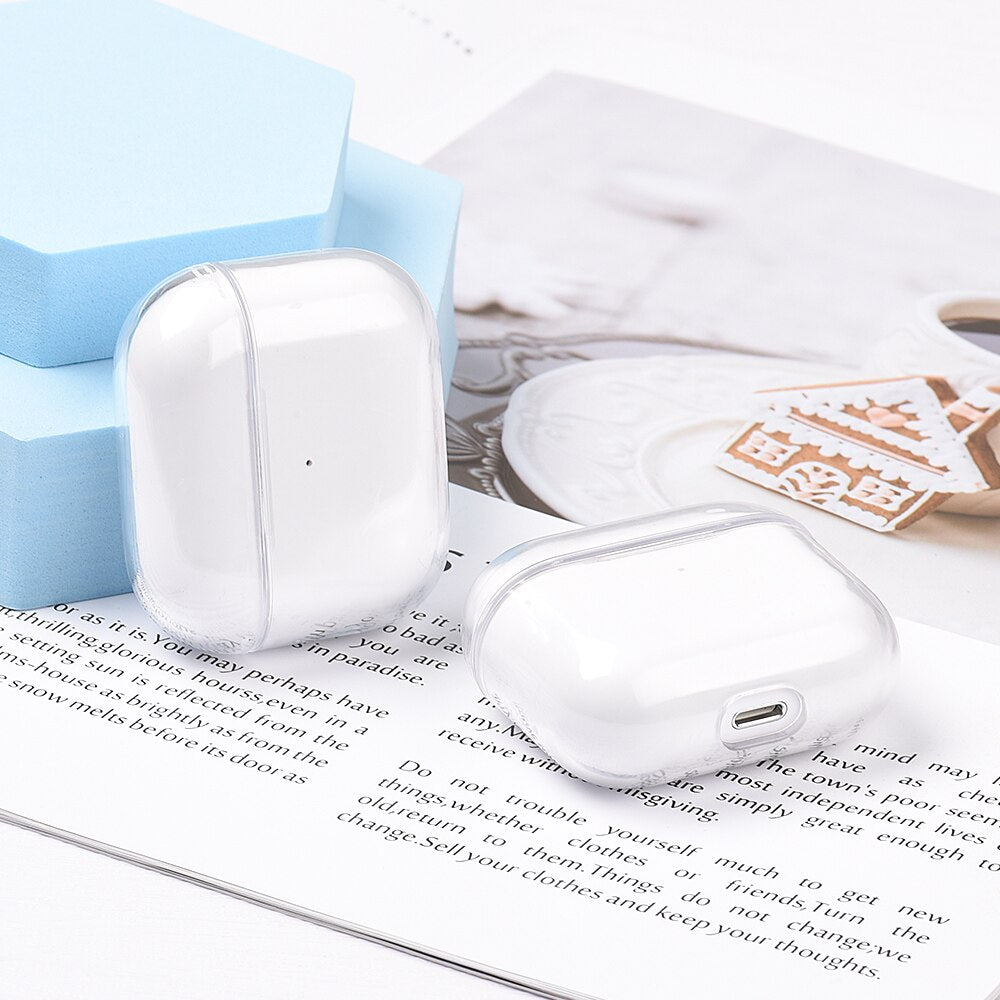 Transparent Case For Airpods 2 3 Pro 1 Case PC Clear Earphone Cover for Apple Air Pods Pro 2 3 1 Earpods Case Charging BOX Shell