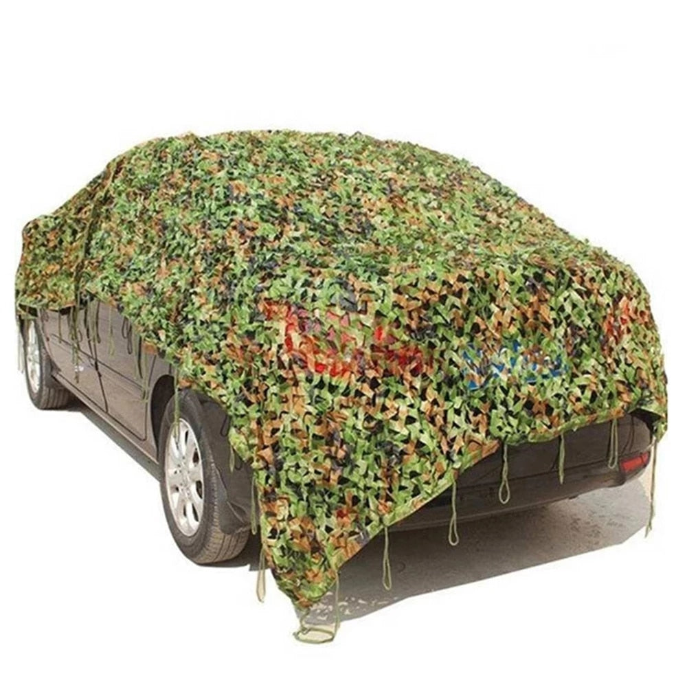 Military camouflage netting Hunting camouflage netting Car tent Camping hiking shade netting White Blue Green Black Jungle