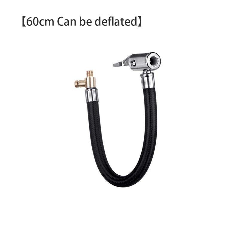 Bike Motorcycle Car Tire Air Inflator Hose Inflatable Tube Hose Inflator Tube Connection Quick Inflation Chuck Locking Air Chuck