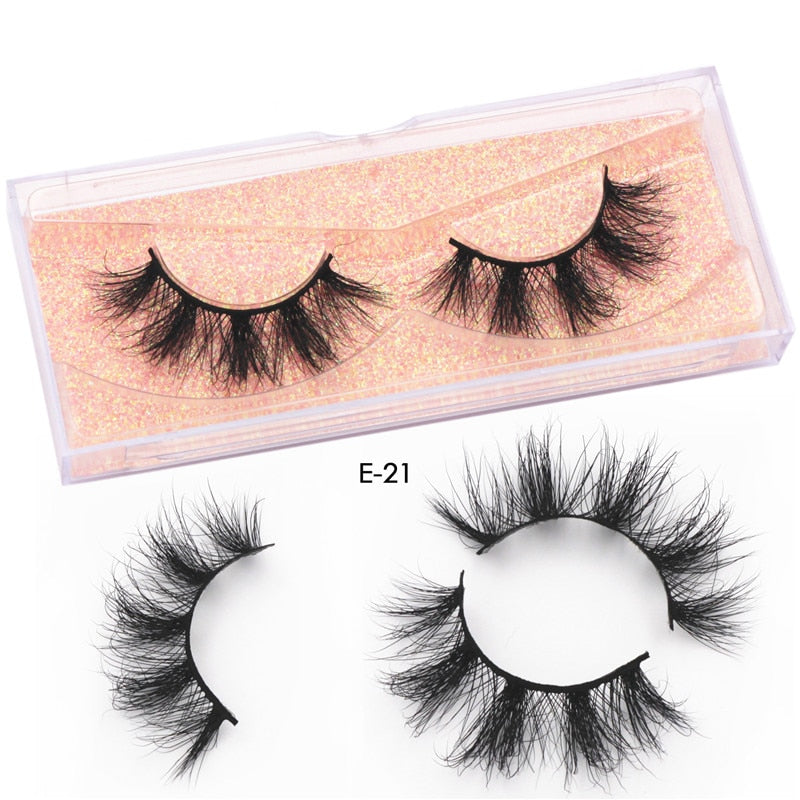 Mink Eyelashes Natural Long 3D Mink Lashes Cruelty Free Handmade Fake Lashes Makeup False Eyelash Short Soft Reusable Lashes A03