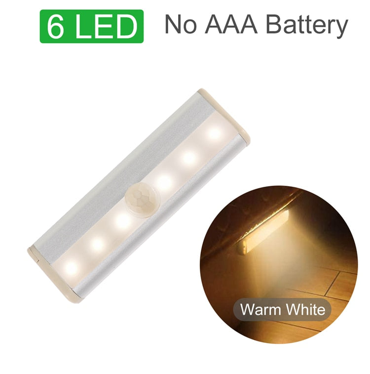 Wireless Lamp Battery Led Light With Motion Sensor Under Cabinet Light Kitchen Lighting For Home Bedroom light Led Closet Colors