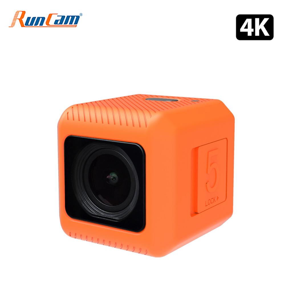 Action Camera 4K 2.7K@60FPS RunCam 5 Orange Black RunCam5 Stabilizer Sport Drone RC Car for FPV EIS 128G Gopro Hero Session 5