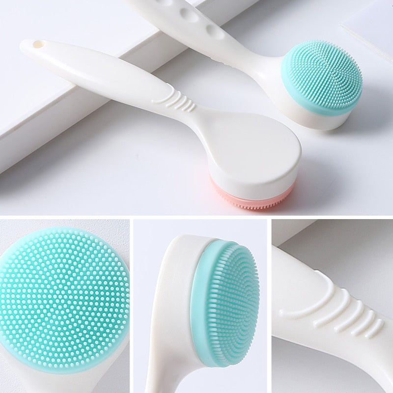 Cactus Silicone Beauty Massage Washing Pad Facial Exfoliating Blackhead cute Face Brush Tool Soft Deep Cleaning Skin Care
