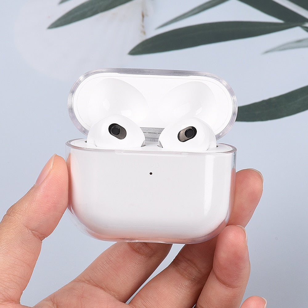 Transparent Case For Airpods 2 3 Pro 1 Case PC Clear Earphone Cover for Apple Air Pods Pro 2 3 1 Earpods Case Charging BOX Shell