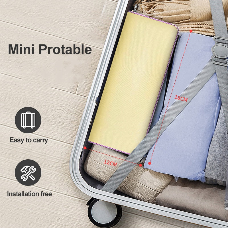 Portable Electric Clothes Dryer Folding Mini Travel Quick Drying Clothes Warm Air Baby Cloth Dryer Wardrobe Storage Cabinet