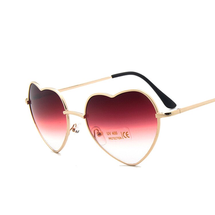 LeonLion 2023 Heart Sunglasses Women Retro Sunglasses Women Luxury Brand Sun Glasses Women Mirror Vintage Oculos De Sol Feminino